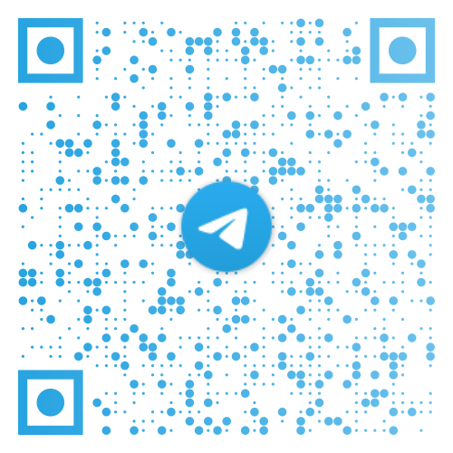 QR-код Telegram-бота ЛЕО для перевірки індексації журналу в Scopus